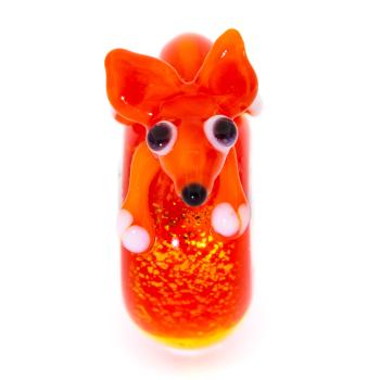 Lexie the Fox - Elfbeads Glas
